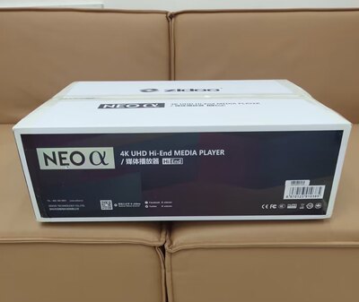 芝杜ZIDOO NEO α(Alpha) 阿尔法 4K UHD Hi-end 媒体播放器数播