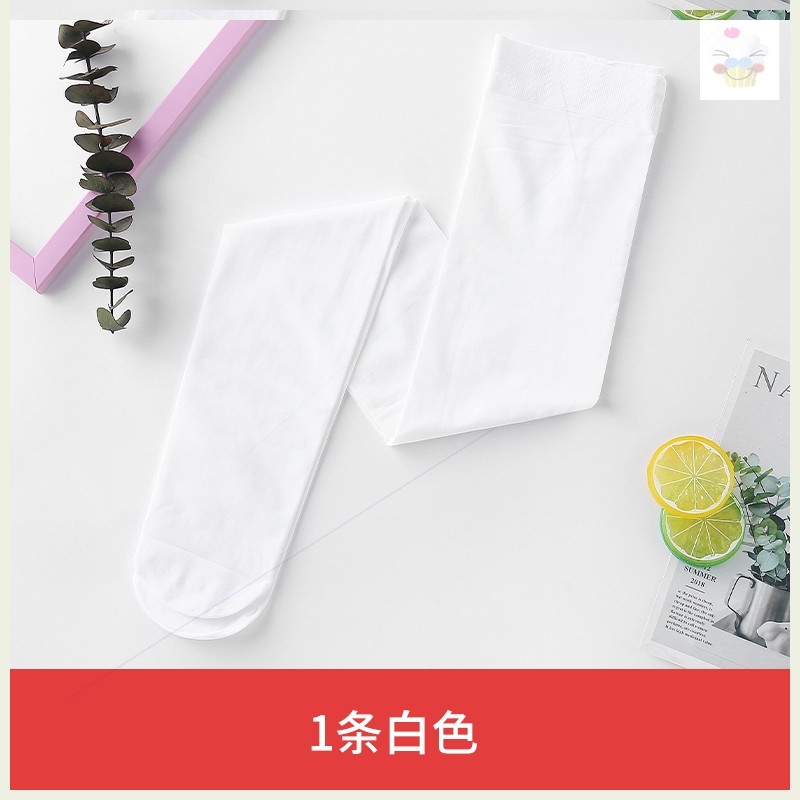 打底裤连袜裤小女孩跳舞小白袜子儿童春夏公主美腿不易起球舞蹈袜