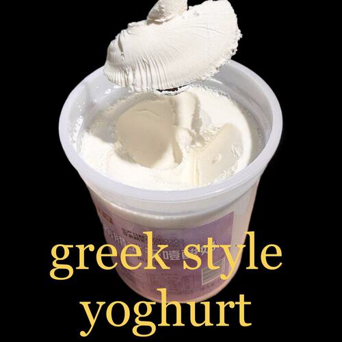 干噎干嚼水果酸奶yogurtgreek