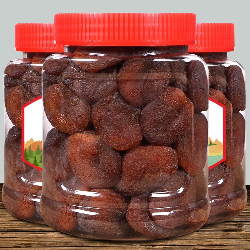 pitted dried apricots 黑黄杏干无核杏 黄杏肉 500g