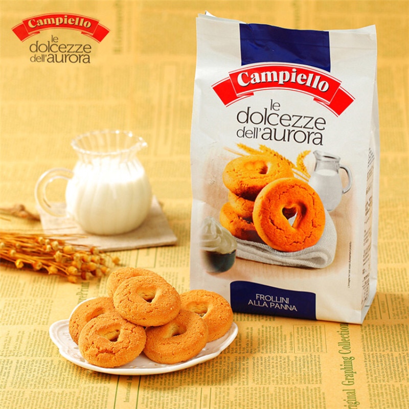 意大利全麦曲奇饼干 cake零食 350g whole wheat cookies biscuit