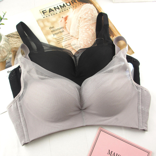 奥杰莉新款 姣莹内衣性感聚拢无钢圈薄杯无痕调整型文胸女jw9082