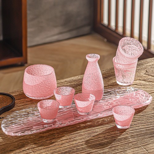 高质感手工星粉清酒酒具套装