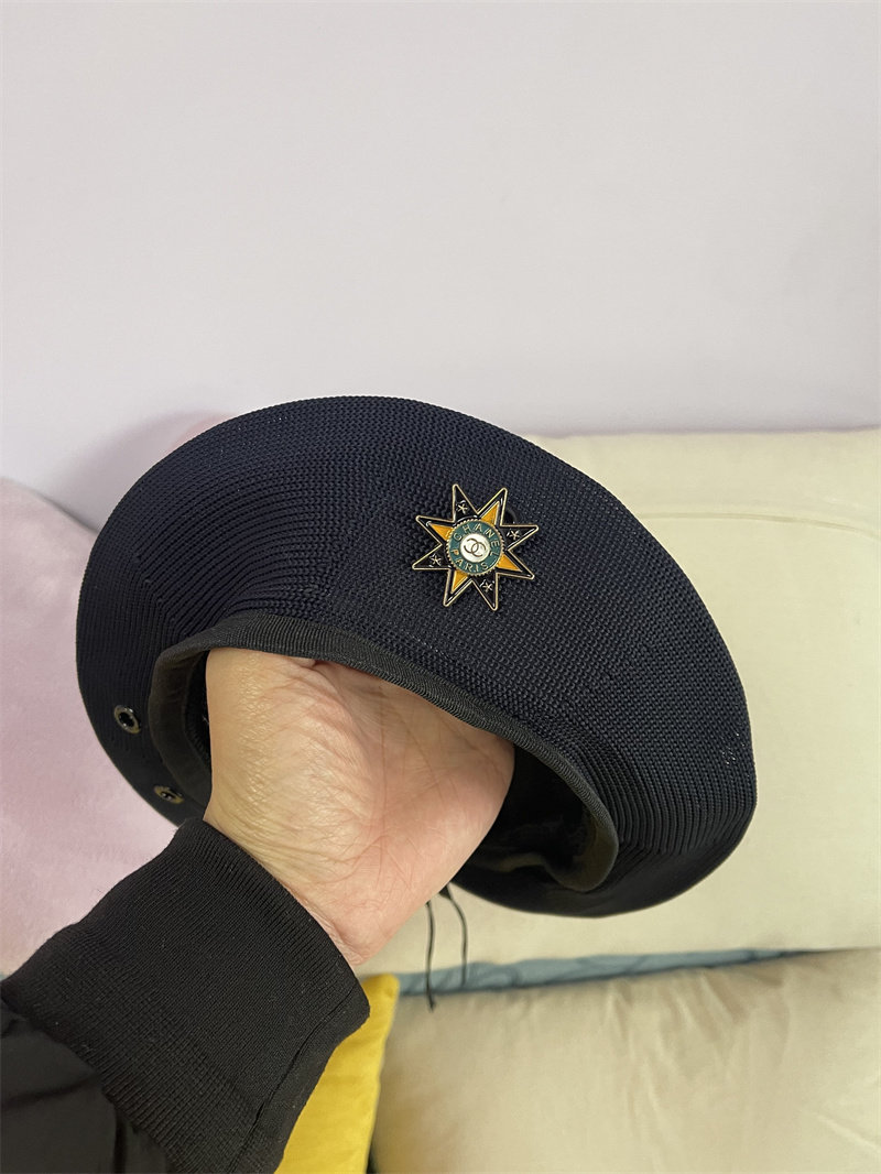 夏季透气户外帽子 女男小香风贝雷帽 韩版大小号头水手帽JK帽ins