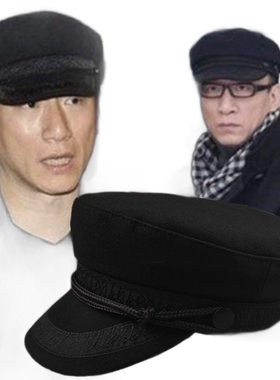 四季多尺码韩版帽中年男帽船长帽
