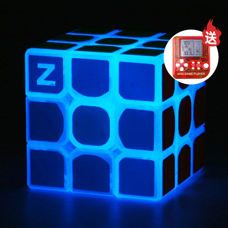10月12日最新优惠ZCUBE三阶魔方夜光五阶二阶四阶金字塔三角专业顺滑炫酷初学者3阶