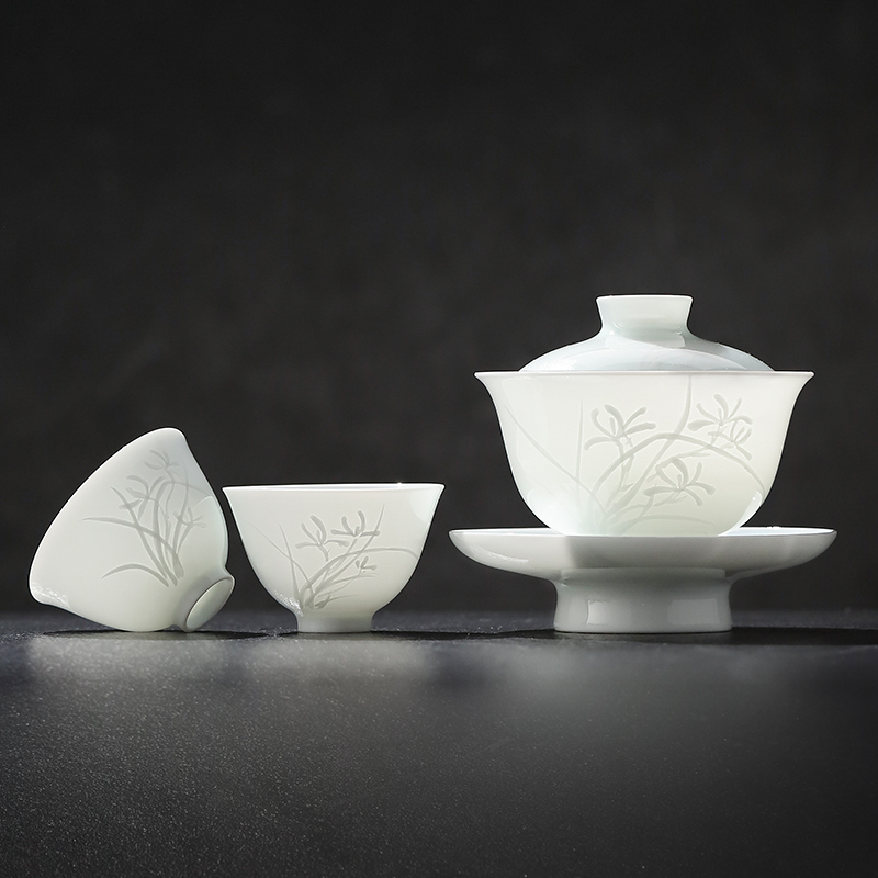 景德镇釉下手绘功夫茶具