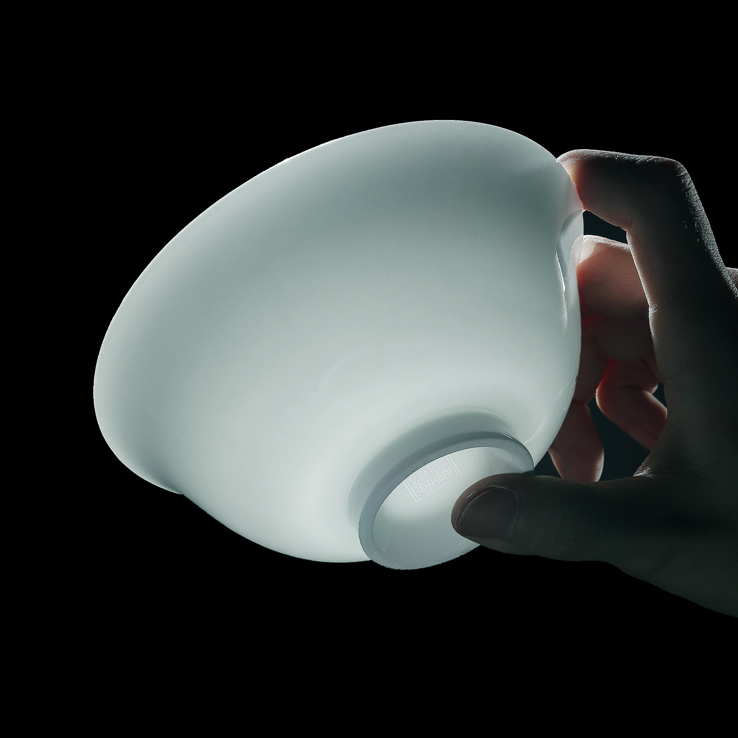 景德镇官方手工餐具陶瓷高温白瓷吃饭碗盘纯色中式套装礼盒家用