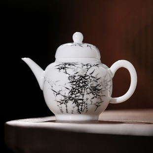 景德镇官方陶瓷茶具套组单杯品茗专用茶壶泡茶家用送礼单壶茶壶