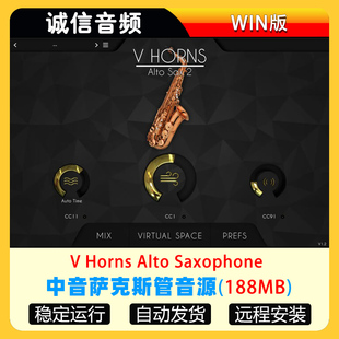 Saxophone 中音薩克斯管音源V Alto WIN版 Horns