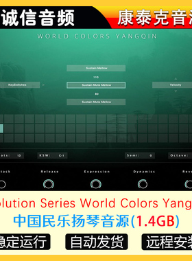 中国民乐扬琴音源Evolution Series World Colors Yangqin