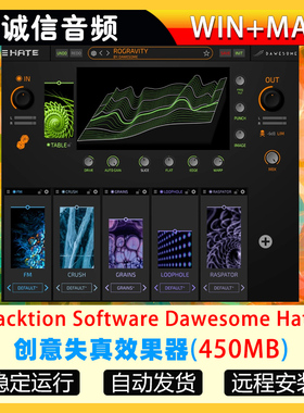 创意失真效果器-Tracktion Software Dawesome Hate WIN+MAC