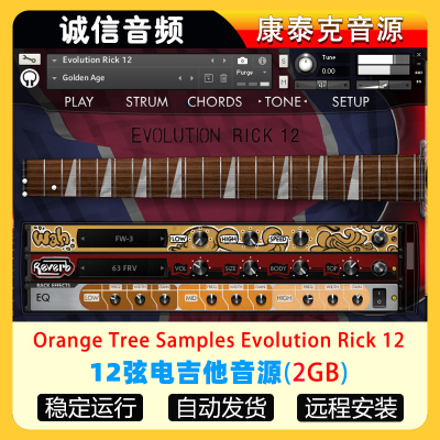 12弦电吉他音源-Orange Tree Samples Evolution Rick 12