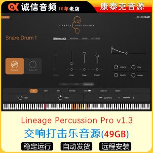 交响打击乐音源ProjectSAM Lineage Percussion Pro1.3康泰克音源