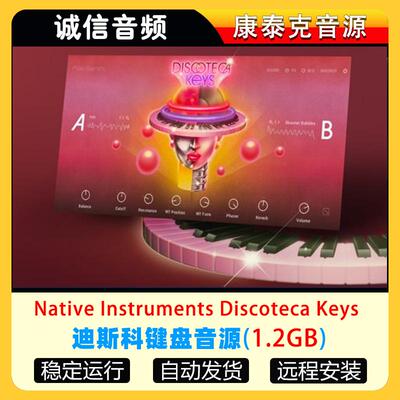 迪斯科键盘音源-NI Discoteca Keys康泰克音源