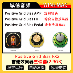 AMP Positive FX2 Bias Pedal吉他效果器插件三件套 Grid