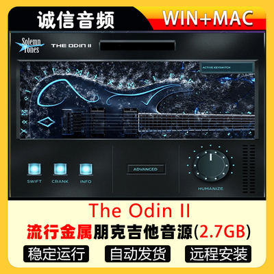 流行金属朋克吉他音源VST插件-Solemn Tones The Odin II