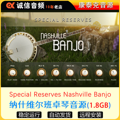 纳什维尔班卓琴音源Special Reserves Nashville Banjo康泰克音源