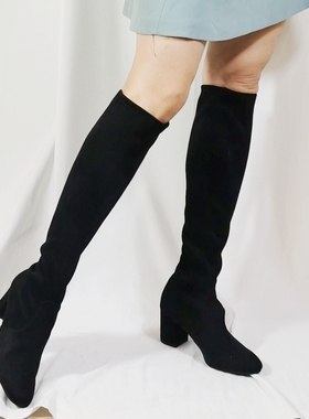 思思美代清货不退换正品 代购 sw 长筒靴 及膝 frannie 6厘米跟