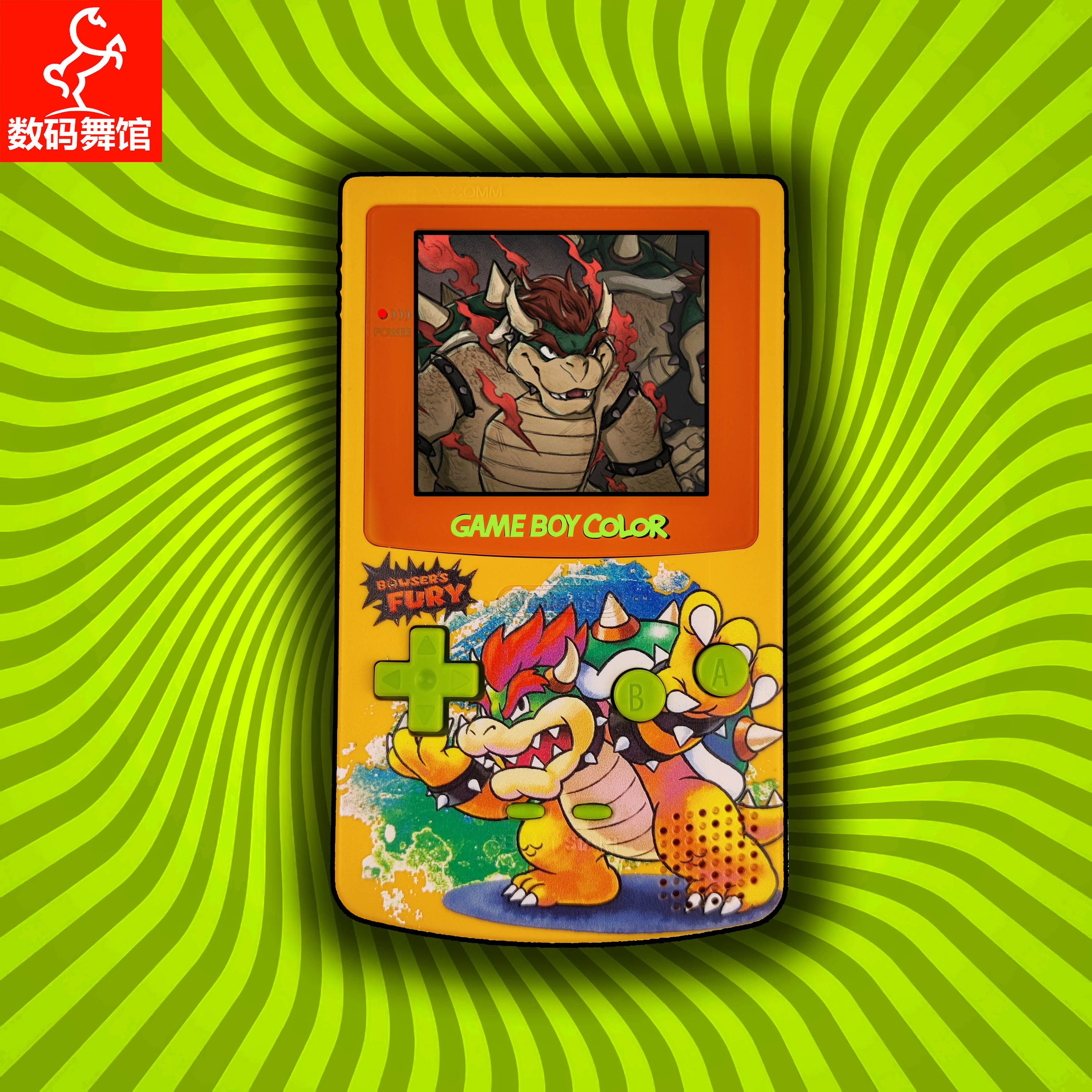 GBC定制GAMEBOY COLOR游戏机 高亮 掌机 点对点 全贴合 库巴