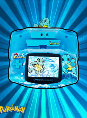 GBA GAMEBOY advance游戏机 彩色 高亮 SP NDSLPSP 杰尼龟