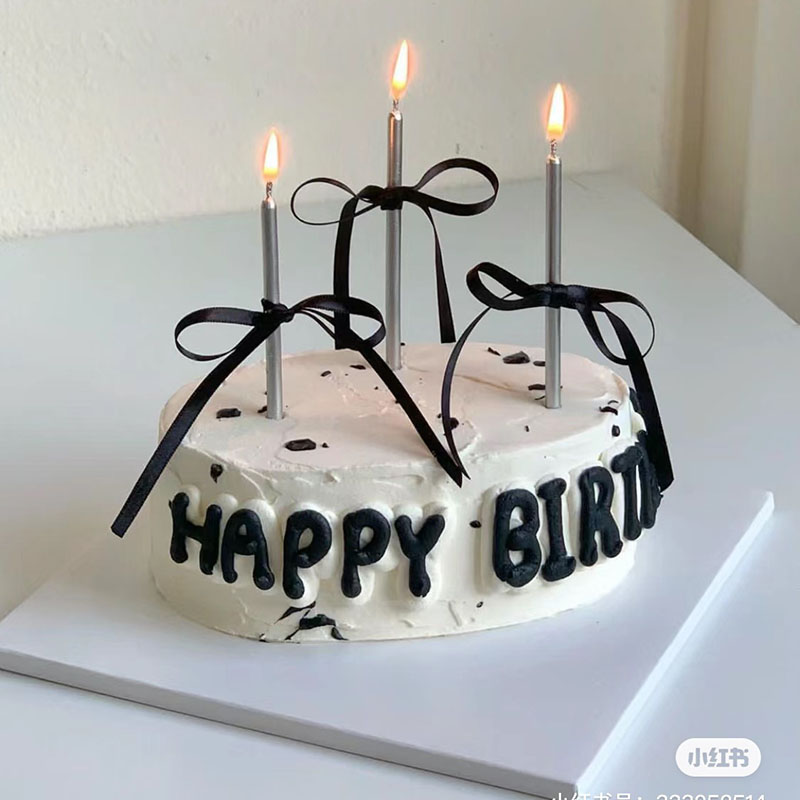 简约ins生日蛋糕装饰摆件