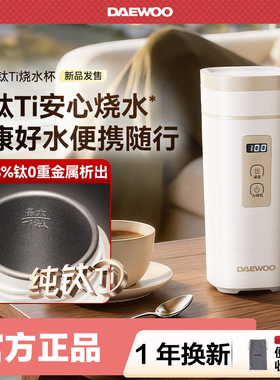 大宇便携钛烧水保温电热杯