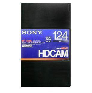 SONY 索尼 BCT-124HD HDCAM 编辑带 专业录像带 124分钟高清磁带