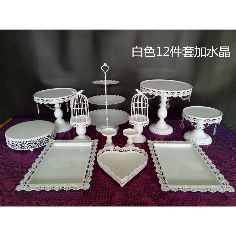 Cardboard Wedding celebration Swing 4 Cake disposable three layers Set of parts Glass cover party birthday Wedding celebration Dessertin the Tableware , Tableware , Fruit bowl/Fruit plate/Hamper  category - from Buy2taobao.com to provide professional Taobao agent buy service