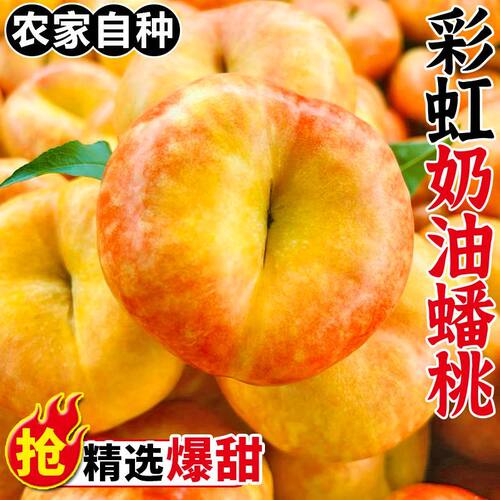 抢！彩虹油蟠桃精选5斤