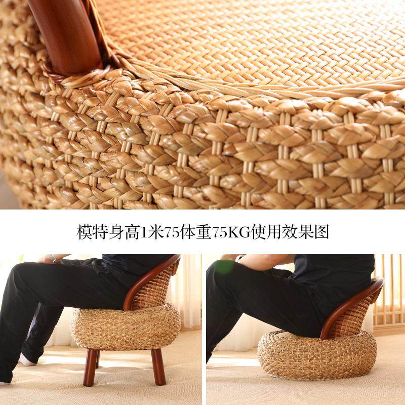藤编藤椅靠背椅单人小椅子阳台家用客厅茶几榻榻米矮坐椅懒人蒲团,住宅家具,阳台椅,淘宝优惠券,粉丝福利购,淘宝优惠卷