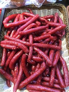 手工灌制香肠 包邮 东北吉林好胜利儿童腊肠瘦肉肠零食佐餐散装 500g