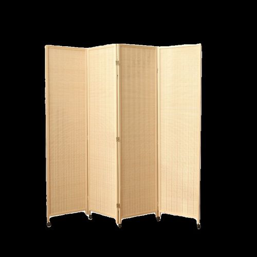 可移动屏风隔断客厅办公室玄关简约卧室遮挡帘饭店推拉折屏带滑轮