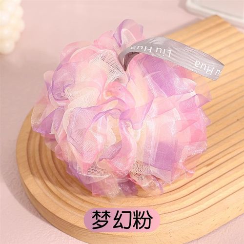 儿童沐浴球女柔软浴花搓澡球洗澡不散大号男神器宝宝专用浴擦搓泥