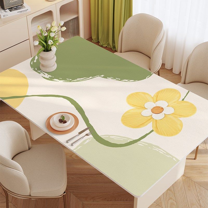 现代简约桌布免洗防油防水pvc皮革防烫隔热餐桌茶几垫桌垫茶几布,居家布艺,桌布,淘宝优惠券,粉丝福利购,淘宝优惠卷