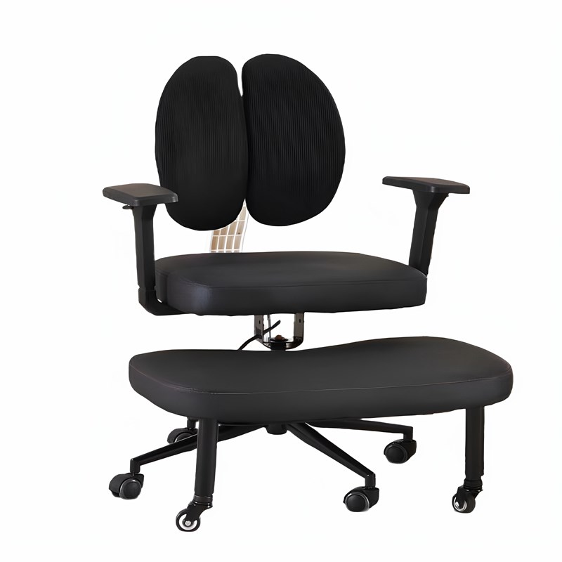 双背盘腿椅舒服猴凳打坐人体工学跪椅懒人办公沙发坐没坐相蹲坐椅