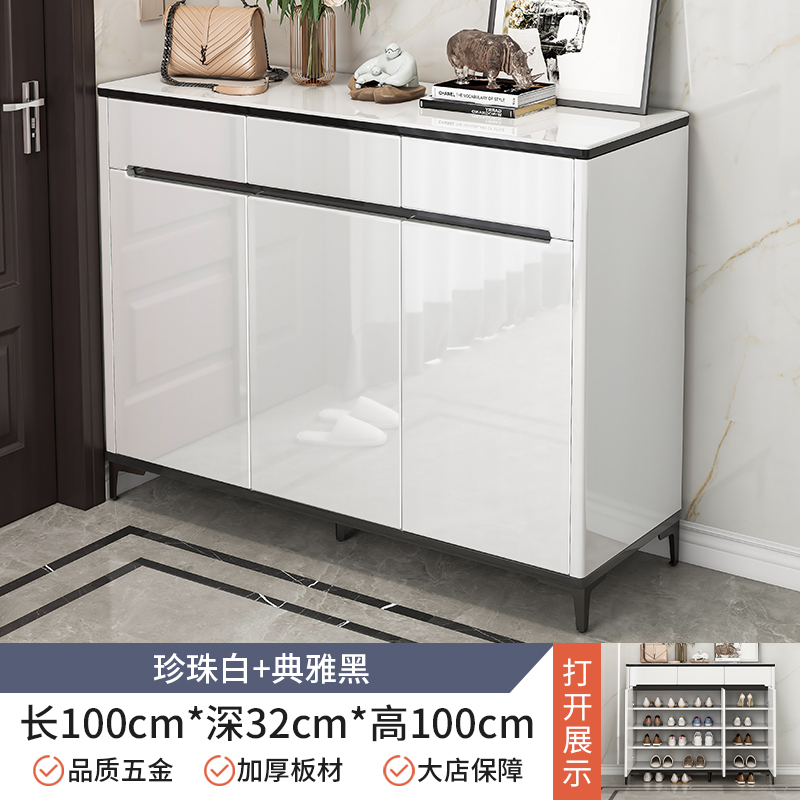 网红鞋柜门口家用大容量入户门玄关柜一体收纳经济型门厅阳台柜子