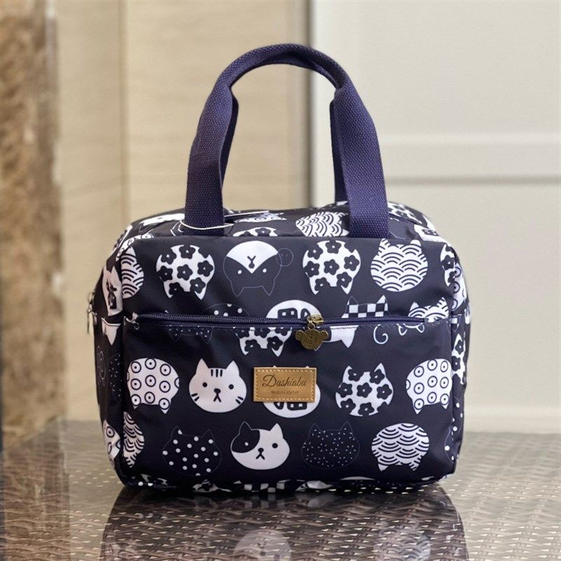 防水牛津布手提包上班族学生带饭便当包饭盒袋子大容量妈咪手拎包,收纳整理,饭盒袋,淘宝优惠券,粉丝福利购,淘宝优惠卷