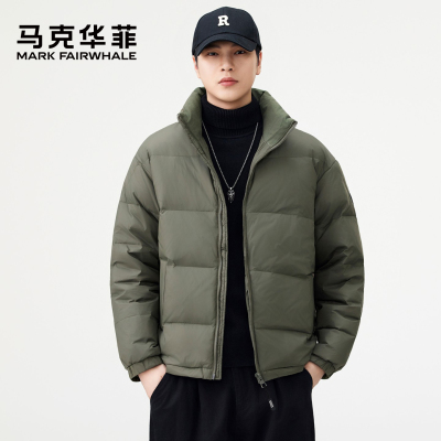 马克华菲高端立领防风羽绒服