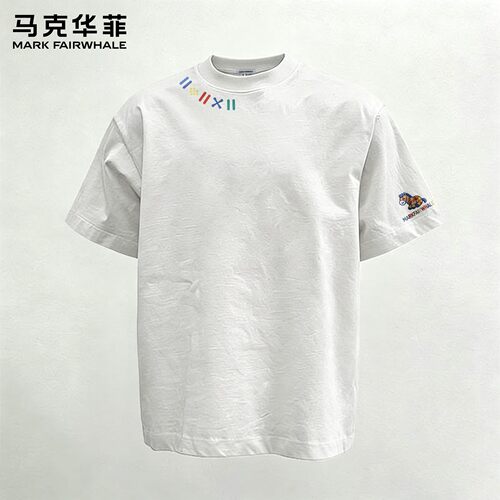 马克华菲男士纯棉双纱透气T恤