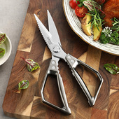 信作14C28N瑞典山特维克不锈钢厨房剪家用强力鸡骨剪多功能食物剪