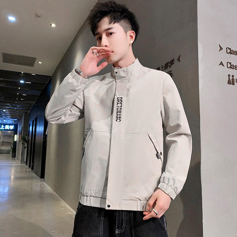 男士外套2025新款春秋潮流休闲棒球服衣服夹克男,男装夹克,星座1712-3