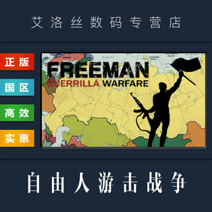 激活码 游戏 steam平台 Warfare 国区 Guerrilla PC中文正版 Freeman CDkey 自由人游击战争