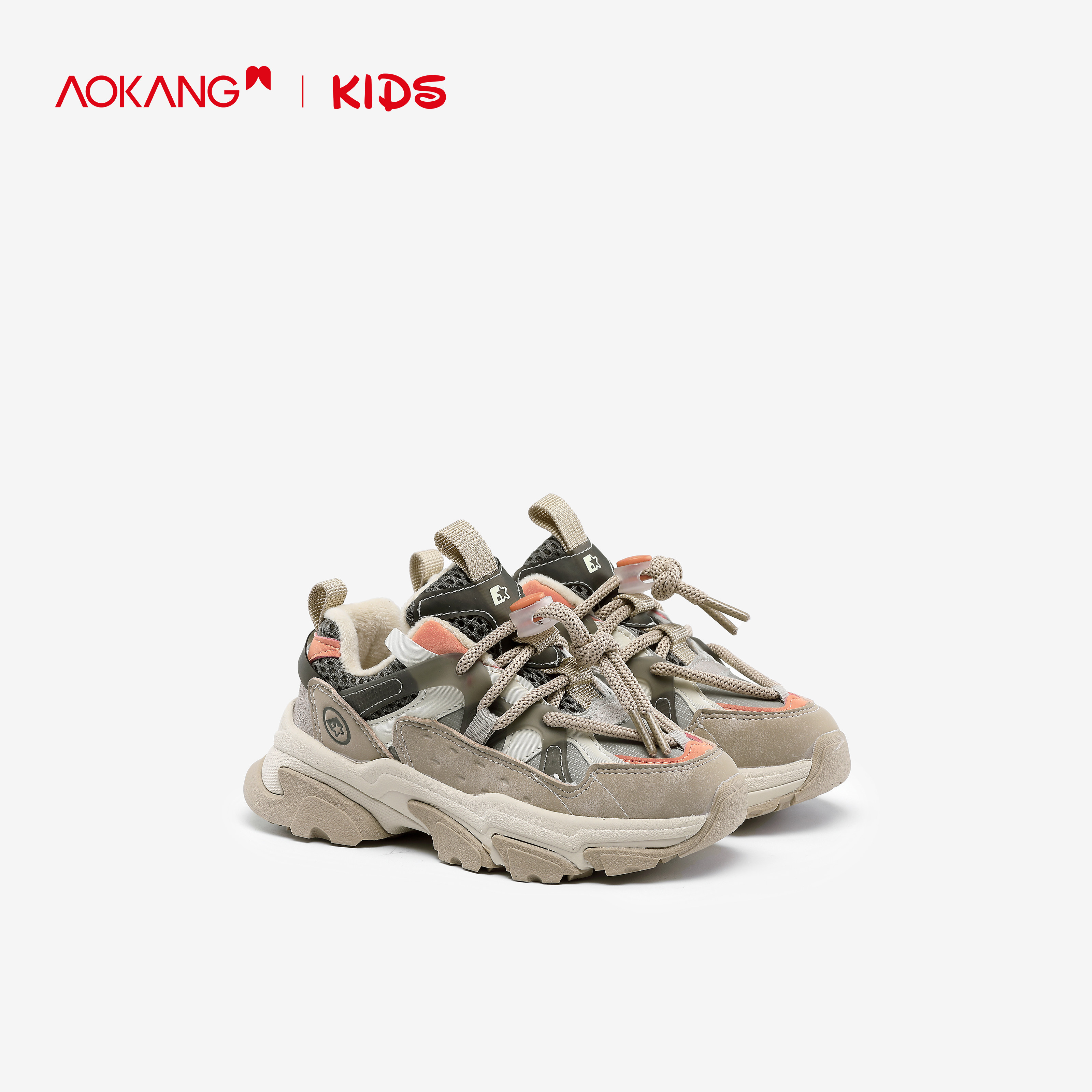 AOKANG children's shoes girl gym shoes 2021 Autumn new pattern Cotton-padded shoes Diddy Chinese child Casual shoes children Autumn shoesin the Shoes/Baby Shoes/Parent-child shoes , Sports shoes  category - from Buy2taobao.com to provide professional Taobao agent buy service