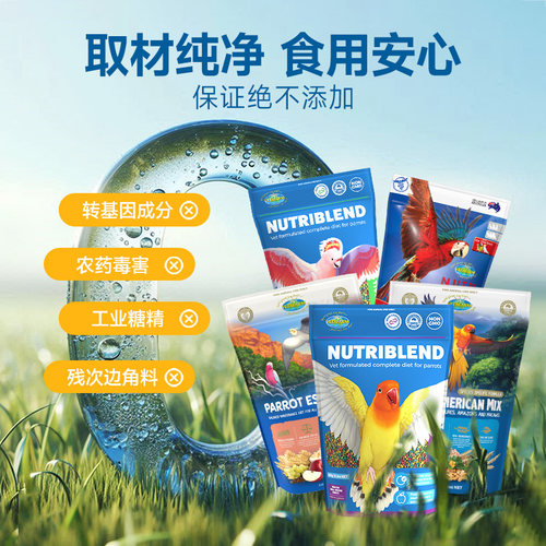 兽医农场澳洲进口鹦鹉滋养丸鸟食