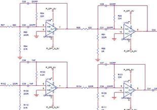有源滤波器开发设计 高通 低通 传感器信号放大 模拟电路设计