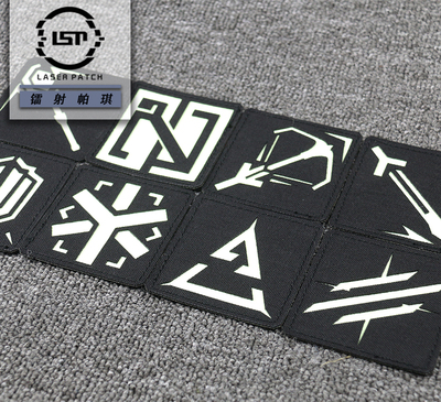 镭射现货职业魔术贴士气章