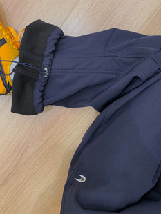 藏青色美式加绒工装裤女秋冬2025新款辣妹酷飒风阔腿加厚运动长裤