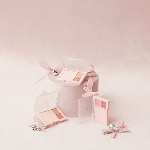 Dinto韩国 (八月限量穿靴子的猫系列) 眼影&腮红多功能盘正品面部