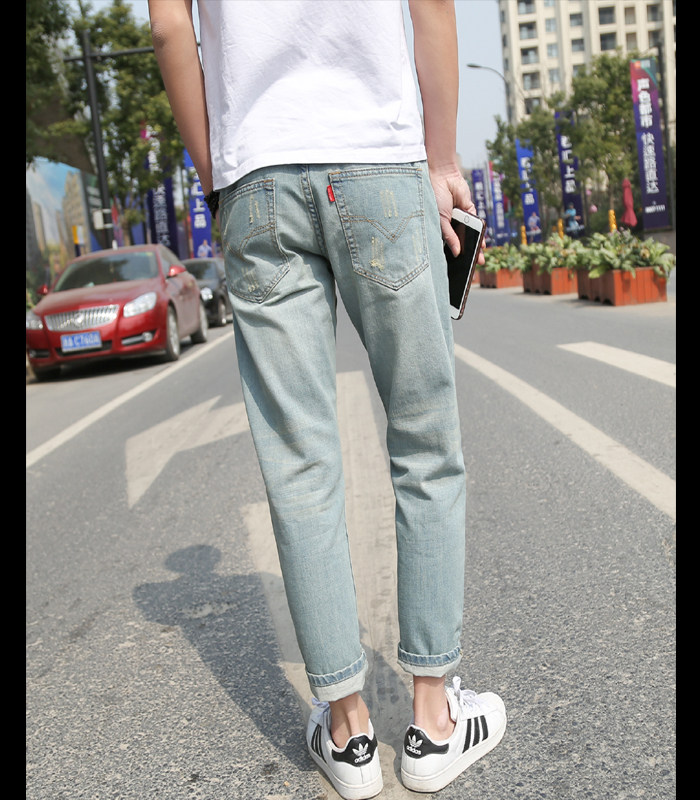 Jeans pour adolescent Sarouel en coton pour automne - Ref 1462247 Image 3